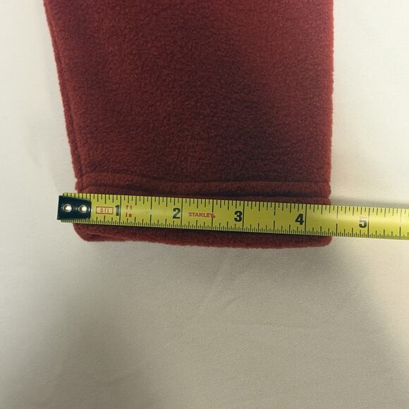 Columbia Sportswear Red Fleece Lightweight Pullover Quarter Zip men Jacket-Small - Picture 13 of 13
